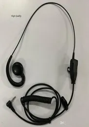 1-контактный наушник PTT с микрофоном для радиостанций Motorola Curl Line 25 мм T6200 T6210 T6220 T6250 T6300 T6400 T7200 черный C021 Alishow 20 PLUS7983537