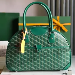 Saco de boliche de luxo designer tote mulheres com um cadeado totes médios verde azul alça sacos de qualidade bolsa 11 cores disponíveis grande capacidade de viagem de couro genuíno