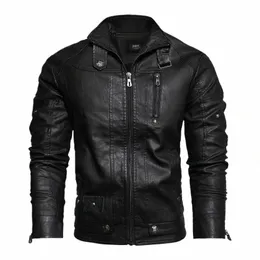 Осенне-зимнее мужское кожаное пальто, новая винтажная куртка, тренд, высокое качество, BR, европейско-американский стиль ретро, 691x #