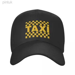 Ball Caps Personalized Taxi Driver Baseball Cap for Men Women Adjustable Dad Hat Streetwear Snapback Caps 24327