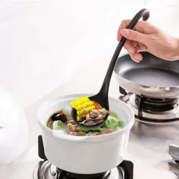 Kaşık kuğu kepçe çorbası benzersiz şekilli özel yararlı mutfak pişirme aracı plastik ev masa dekor