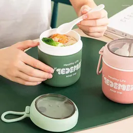 Dinnerware Convenient Milk Cup Heating Soup Can Stainless Steel Antibacterial Lunch Box Safe Heat Preservation