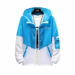 homens verão ultraleve jaqueta fina protetor solar casual zip-up casaco respirável jaquetas de secagem rápida esportes masculino gola pele casacos c7sh #