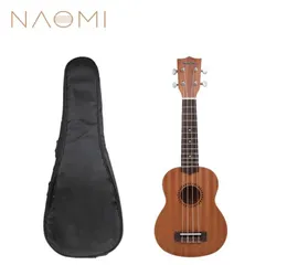 NAOMI 21039039 Ukelele Soprano Sapele Hawaii Chitarra Mogano 12 Tasti Uke Kit WGig Bag New5207828