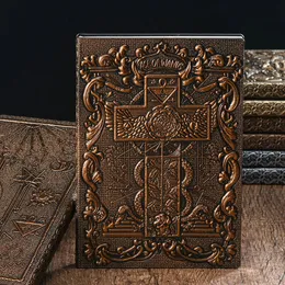 A5 Hardcover Notebook3D Leather CoverVintage Tarot Card NotepadWriting DiaryRecord Life Writing Supplies YJ-014 240326