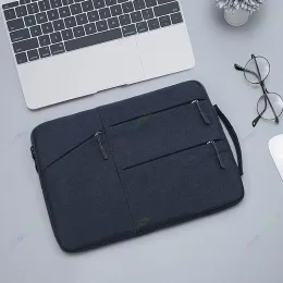 Mochila Laptop Sleeve Bag para MacBook Air 15inch M2 A2941 2023 Pro 13 14 15 16 polegadas Surface Laptop 5/4 Poliéster Vertical Notebook Case