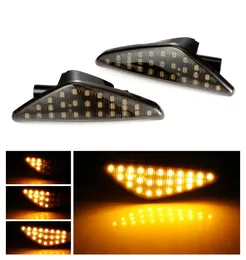 10 pçs led marcador lateral dinâmico luz de sinal de volta sequencial pisca fender luz parabmw x5 e70 x6 e71 e72 x3 f25 amber9465835