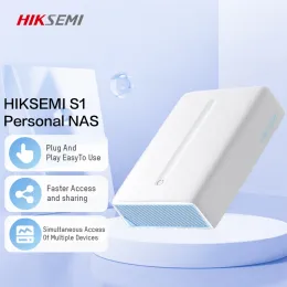 Storage Hiksemi NAS S1 Private Cloud Sharing Network Attached Storage Server for Home Support HDD/SSD 2.5/3.5 Inch 12TB MAX