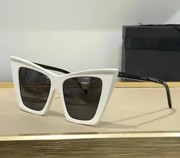 Летние солнцезащитные очки для мужчин и женщин в стиле кошачий глаз 372 с защитой от ультрафиолета в стиле ретро, модные модные очки в полной оправе, случайная коробка9149646