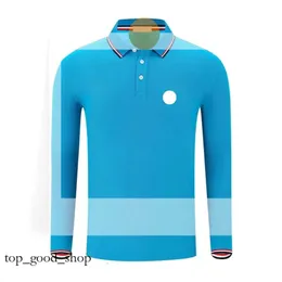 Mens Long Sleeve Polo -skjortor Designer Skjorta Bröstbroderad Badge T Shirt Size S/M/L/XL/2XL/3XL/4XL/5XL/6XL 28