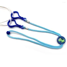 Ganchos máscara de desenho animado corda pendurada face lanyard suporte