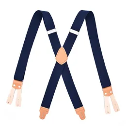 Fashion Classic Adults Braces Suspenders Casual Straps X-Back Shape Mens Trousers Suspensorio Button End Logger Work Suspenders219b