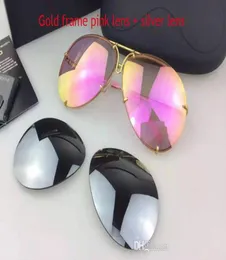 Marka Tasarımcı Kılıfları P8478 Yaz Gözlükleri 2 Güneş Kadın Stili Polarize Moda Güneş Gözlüğü Serin Gözlükler Erkekler Lens 8478 ile C5684409