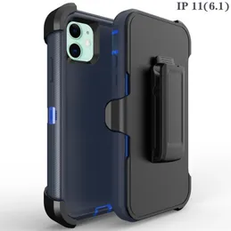 Hybrid robot 3-in-1 heavy-duty military-grade shockproof and waterproof guard case, with buckle/holster, for iPhone 15 14 13 12 11 XR X / Xs Max 6 7 8 Plus