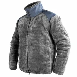 Mege Men Winter Winter Jacket الحرارية السترات العسكرية الصوف L5 الجيش الأمريكي في الهواء الطلق رياضة المشي لمسافات طويلة القتال Airsoft دافئ معطف Z7J5#