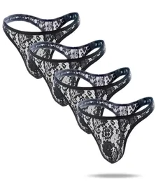 4pcs Seksi erkekler iç çamaşırı g String homme jockstrap erkekler gay penis tangga hombre thon erkek dantel iç çamaşırı erkekler için cueca jockstraps sh11923077