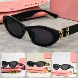 Fashion Sunglasses Designer Oval Frame Womens Luxury Sunglasses Classic Beach Eye Protection UV Protection Men's Vintage Glasses High Quality