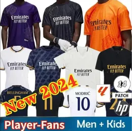 Bellingham Soccer Jerseys 23 24 Y-3 Футбольная рубашка Vini Jr Camavinga Alaba Хазард Asensio Modric Marcelo Real Madrids Финал футбольные майки Camiseta Men Kids