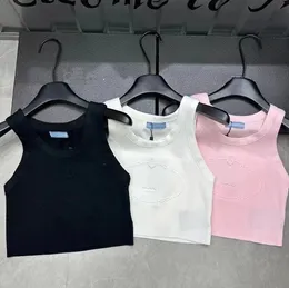 Tasarımcı Bayan Tank Tops Tişörtler Yaz Kadın Üstleri Tees Mahsul 3d Mektup Seksi Omuz Siyah Siyah Sıradan Kolsuz Sırtsız Top Gömlek