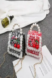 2020 Baby Handbags Nyaste barnhandväskor Fashion Girls Mini Princess Coin Purses Girls Pearl Fairy Handbags Casual Travel Coins Bag6077764