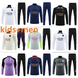 23 24 pPSG-Trainingsanzug Paris-Trainingsanzug Training Mbappe Chandal 2024 25 Survêtement Foot Tuta Retro Futbol Fußball-Trainingsanzug Fußball-Trainingsanzug Kinder-Herren- und Kinder-Set