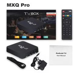 ТВ-приставка MXQ Pro Android 90 RK3229 Rockchip 1 ГБ 8 ГБ Smart TV Box Android9 1G8G телеприставки 24G 5G двойной WiFi217l1154117