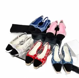 Klassiska sandaler högkvalitativa kvinnors bröllop drskor sommar tjocka klackar fi runda huvud glider 100% läderplattform kontor stor storlek t9nl#