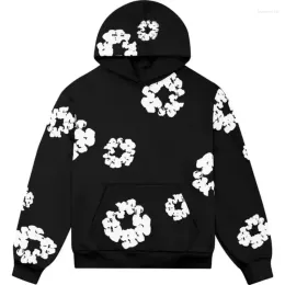 Mens Hoodies Sweatshirts Y2K Hoodie Hip Hop Graphic Print Overdimensionerad Sweatshirt Harajuku Gothic Plover Streetwear Drop Delivery Apparel DHVK4