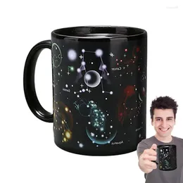 Tassen Farbwechselbecher Keramik-Kaffeetasse Zwölf Sternbilder Design Cool Tea Magic Change