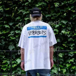 Trendy Unisex Tees Herren T-Shirts Vetements Bedruckt Kurzarm Sommer New Oversize Lose Hip Hop Rundhals T-Shirt Herrenmode 4V