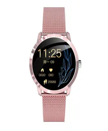 Q8L OLED Bluetooth Smart Uhr Edelstahl Wasserdicht Tragbares Gerät Smartwatch Armbanduhr Männer Frauen Fitness Tracker5700117