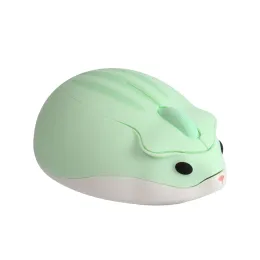 Mice 2.4G Wireless Green Cute Mouse Hamster Cartoon USB Creative Mute Mause Ergonomic Mini 3D Optical Kid Gift Mice For PC Laptop