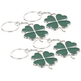 Keychains 4Pcs Keychain St Patricks Day Grass Key Chain Purse Bag Pendants