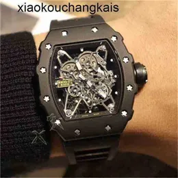 Richasmiers Watch YS Top Clone Factory Watch Watch Fibre Fibre Automatyczne RM35-01 Czarny QWF7Carbon Fibre Sapphire Stat