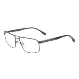 Herren-Doppelsteg-Brillengestell aus Metall für verschreibungspflichtige Gläser 240313