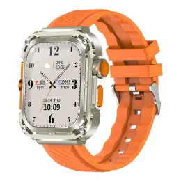 الساعات Z85 Max Smart Watch Bluetooth Call Ultra Long Standby True Rate NFC IP68 Waterproof Three Watch Straps Watches for Men Women