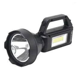 Torce elettriche Faretto solare Faretto portatile a led ad alto lume 4 modalità Luce da lavoro impermeabile per cam Escursionismo Caccia Drop Deli Dhrl5