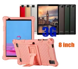 2021 3G tablet telefono pc Octa Core 8 pollici MTK6592 IPS touch screen capacitivo dual sim Android 51 1 GB 16 GB con custodia in pelle7632159