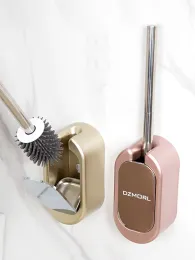 Fırçalar TPR Silikon Kafa Tuvalet Fırçası Nordic Style Yaratıcı Duvarlı Tuvalet Fırça Tutucu Banyo Aksesuarları