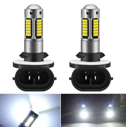 2 pezzi H27 Led 881 lampadina a led H27W2 fendinebbia per auto testa anteriore guida lampada da corsa Auto 12V H27W2 H27W LED bianco 880 H14088090