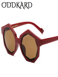 홀드 카드 여름 레이브 파티 디자이너 남성과 여성을위한 선글라스 세련된 패션 라운드 태양 안경 Oculos de Sol UV4008201104