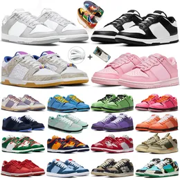 Homens, mulheres sapatos de designer de skate Blossom Dubks Bubbles Panda Pink Lobster Why So Sad Freddy Krueger Grey Fog grande tamanho 14 sapatos【code ：L】sb dunk masculinos tênis