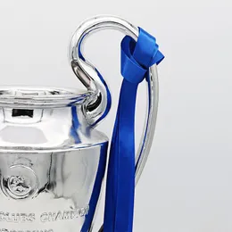 middle size Resin C League Trophy Eur Soccer Trophy Soccer Fans for Collections and Souvenir Silver Plated 15cm 32cm