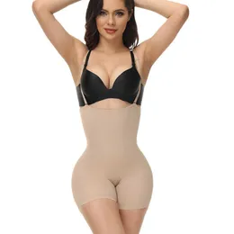 bayan bel karın şekillendiricisi yüksek bel ile yeni tek parçalı shapewear yüksek bel sıkı karın şekillendiricileri askı ve tulum