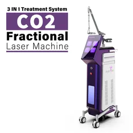 Máquina a laser CO2 Tubo RF de metal 100W para remoção de rugas e estrias de acne Remoção fracionária de pigmentação a laser Aperto vaginal Remoção de manchas de lifting facial