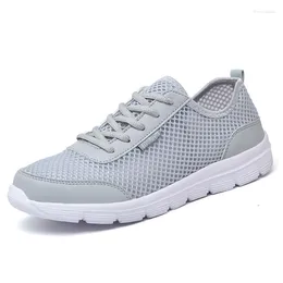 Walking Shoes Shallow Men Vulcanized Summer 2024 Fashion Breathable Lace-Up Ladies Flat Sneakers Designer Sapatos Mulher