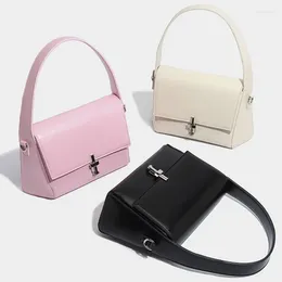 Torba 2024 Spring Summer ramię teksturowane torby na krzyżowe dla kobiet małe kwadratowe bolsas mujer commuter bolsos sac de femme