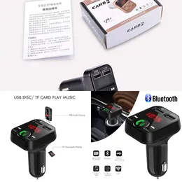 Update Car Kit Freisprecheinrichtung Drahtloses Bluetooth-Schnellladegerät FM-Transmitter LCD-MP3-Player USB-Ladegerät 2,1 A Zubehör Freisprech-Audioempfänger