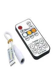 Edison2011 Mini 16 Keys LED CCT Remote Controller med tiden Ställa in DC524V 16Key RF Trådlös timing Justera styrenhet med 4PIN F5315379