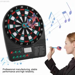 Darts Electronic Dart Board LCD Display Automatisk poäng Dartboard Wall Hanging Professional Darts Target Board Multiplayer Game Toy 24327